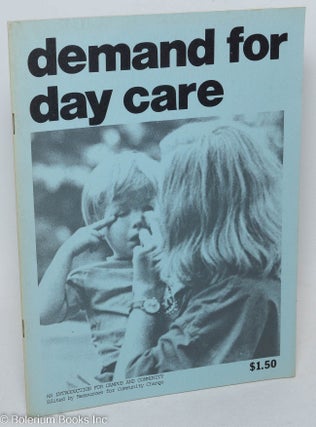 Cat.No: 131494 Demand for Day Care: an introduction for campus and community