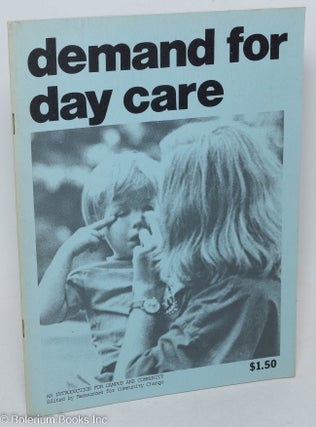 Cat.No: 131494 Demand for Day Care: an introduction for campus and community