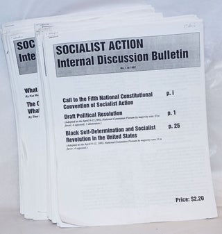Cat.No: 131898 Socialist Action Internal Discussion Bulletin. (No. 1-28, 1992). Socialist...