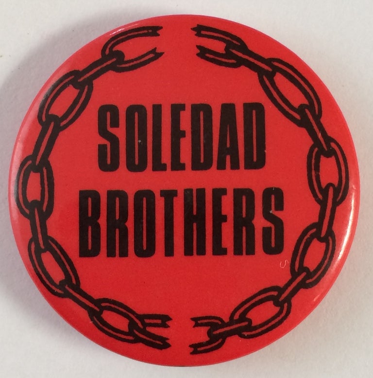 Cat.No: 132084 Soledad Brothers (pinback button)