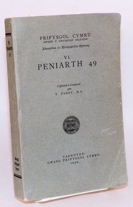Cat.No: 132628 Peniarth 49. Thomas Parry Dafydd ap Gwilym