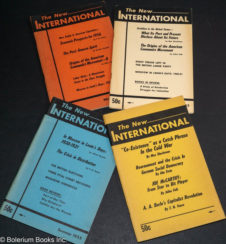 Cat.No: 132786 The new international, vol. 21, no. 1-4 (Spring 1955 to Winter 1955-1956). Max Shachtman, ed.