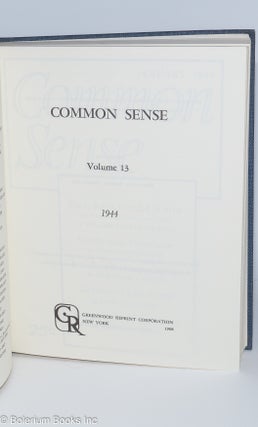 Common sense, volume 13 (1944)