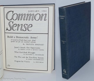Cat.No: 132885 Common sense, volume 11 (1942). Alfred M. Bingham, Selden Rodman, eds