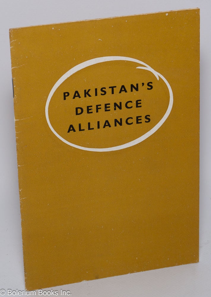 Cat.No: 133209 Pakistan's defense alliances