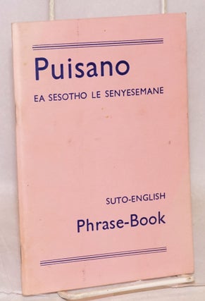 Cat.No: 133976 Puisano; ea Sesotho le Senyesemane, e hlomathisellelitsoeng bocha ka...