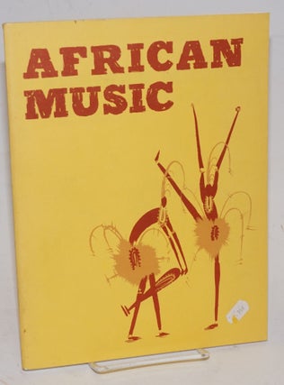 Cat.No: 133983 African music; a briefly annotated bibliography. Darius L. Thieme, compiler