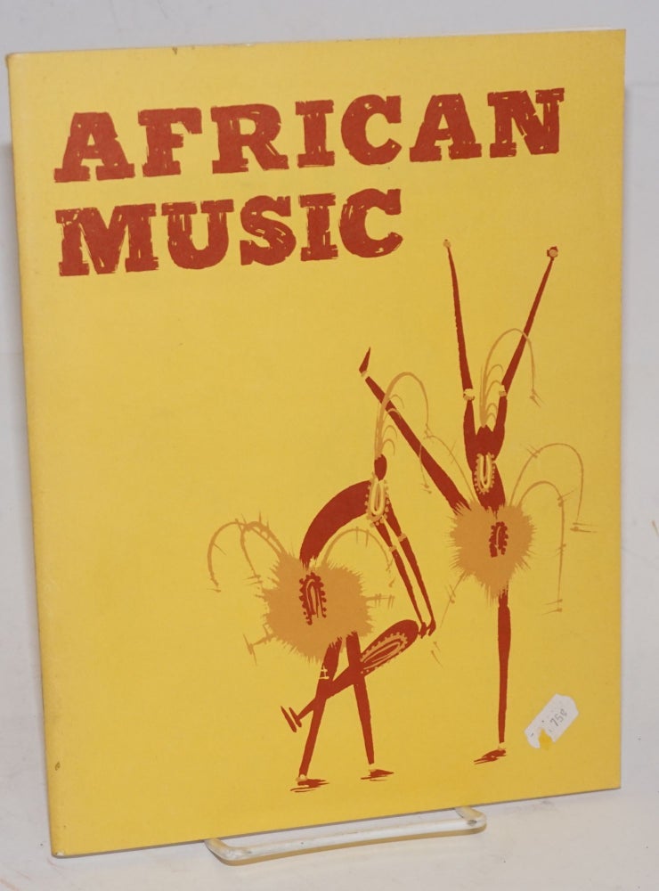 Cat.No: 133983 African music; a briefly annotated bibliography. Darius L. Thieme, compiler.