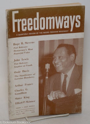 Cat.No: 134293 Freedomways: a quarterly review of the Negro Freedom Movement; vol 5, #3,...