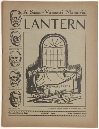 Cat.No: 134462 Lantern, a monthly counter-current publication, vol. 2, no. 3 (August,...