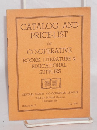 Cat.No: 134541 Catalog and price-list of co-operative books, literature & educational...
