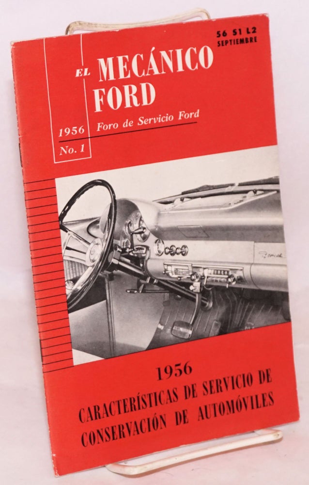 Cat.No: 134693 El mécanico Ford; 1956 foro de servicio Ford, no. 1