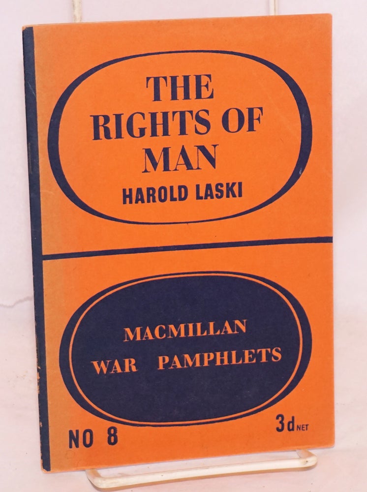 Cat.No: 134712 The Rights of Man. Harold Laski.