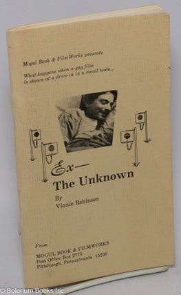 Cat.No: 134989 Ex - the Unknown: a novel. Vinnie Robinson