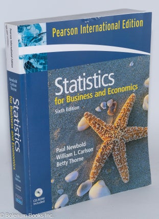 Cat.No: 135053 Statistics for Business and Economics. Paul Newbold, William L. Carlson