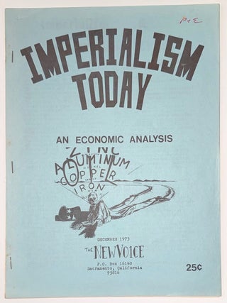 Cat.No: 135498 Imperialism Today: an Economic Analysis