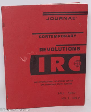 Cat.No: 135549 The journal of contemporary revolutions; vol. I, no 2, Fall 1967. Theodore...