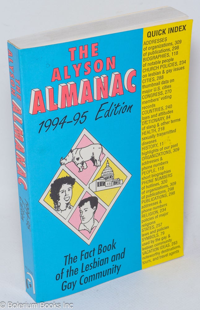 Cat.No: 136288 The Alyson Almanac: the fact book of the gay and