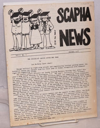 Cat.No: 136659 SCAPHA News. Vol. 3, Nos. 1-3 (Jan., April, Sept. 1978). American Public...