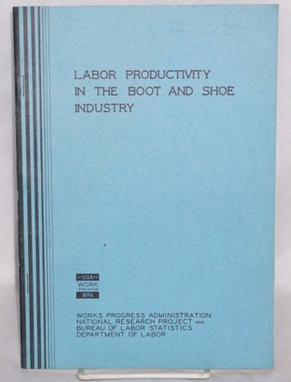 Cat.No: 136744 Labor productivity in the boot and show industry. Boris Stern