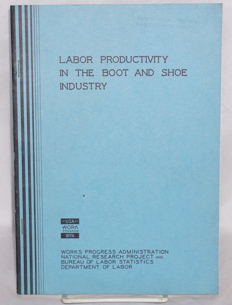 Cat.No: 136744 Labor productivity in the boot and show industry. Boris Stern.