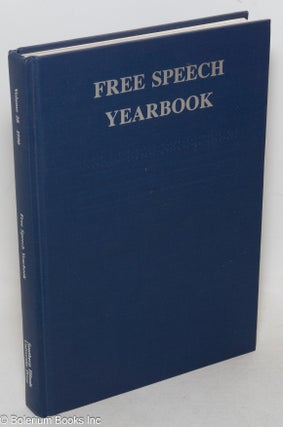 Cat.No: 136984 Free Speech Yearbook: Volume 28, 1990. Raymond S. Rogers, ed