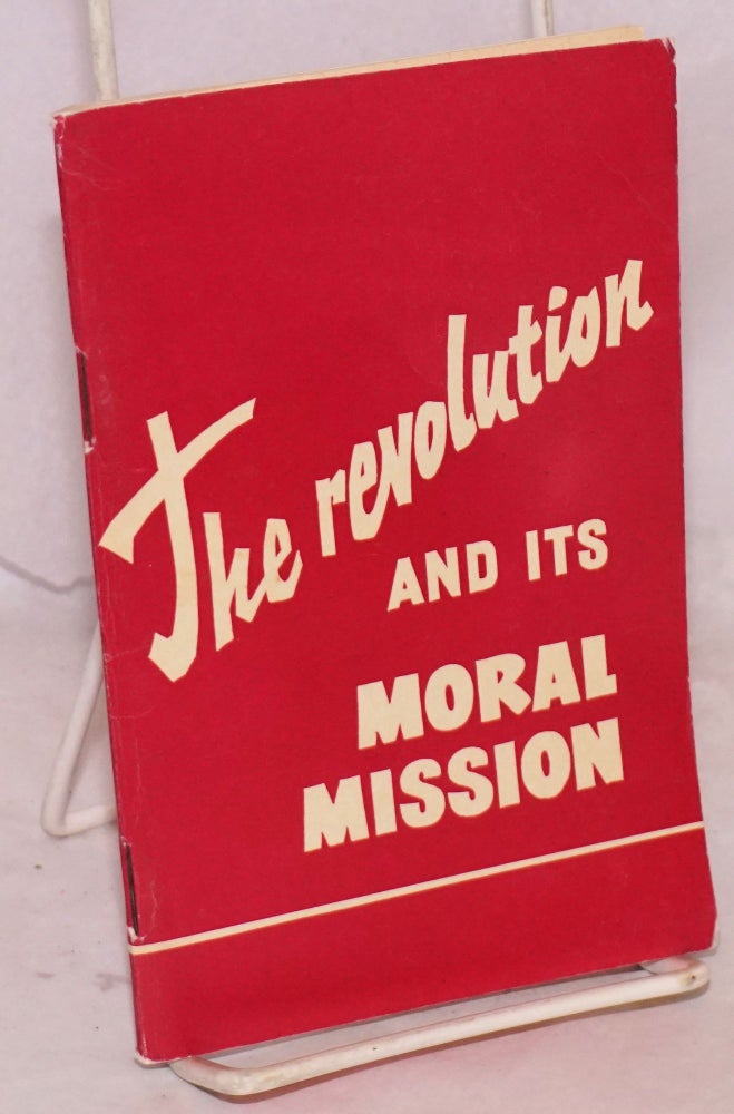 Cat.No: 137164 The Revolution and Its Moral Mission. S. Krapivensky.