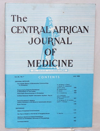 Cat.No: 137822 The Central African Journal of Medicine; vol. 28, no. 7, July 1982