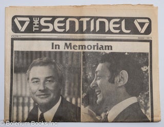 Cat.No: 138102 The Sentinel: vol. 5, #24, December 1, 1978: In Memoriam; slain leaders...