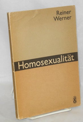 Cat.No: 139382 Homosexualitat; herausforderung an Wissen und Toleranz. Reiner Werner