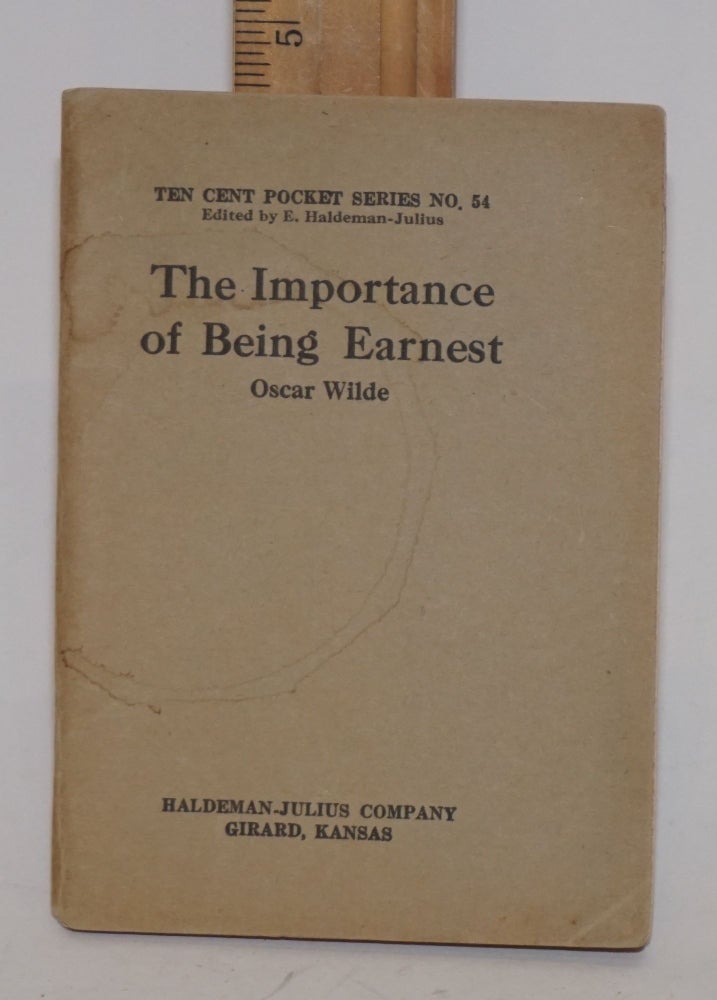 Cat.No: 139587 The importance of being Earnest. Oscar Wilde.
