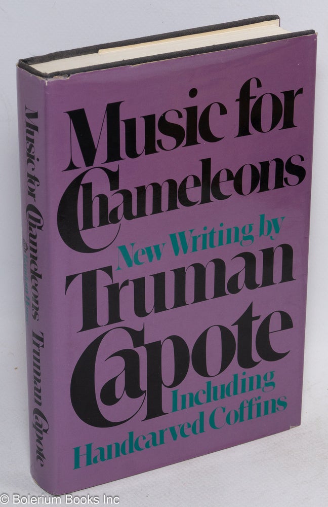 Cat.No: 14055 Music for Chameleons: new writing. Truman Capote.