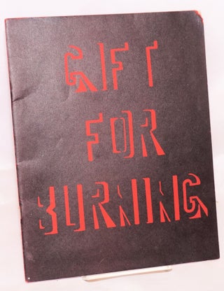 Cat.No: 140749 Gift for burning