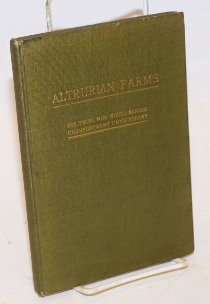Cat.No: 140958 Altrurian farms. Hilliard Wilkins.