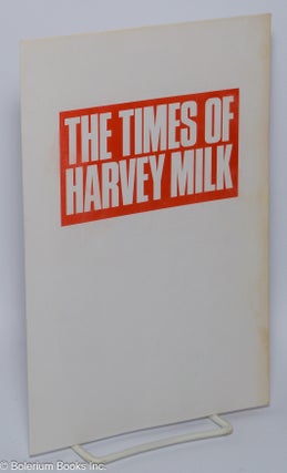 Cat.No: 141117 The Times of Harvey Milk [program booklet