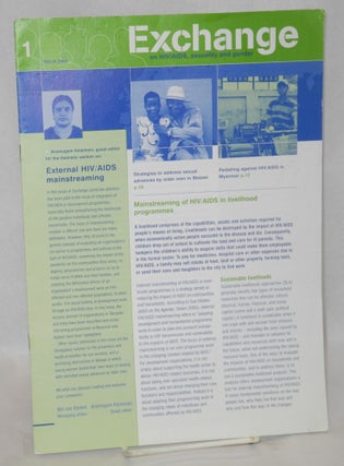 Cat.No: 141159 Exchange: on HIV/AIDS, sexuality and gender, #1, March 2006