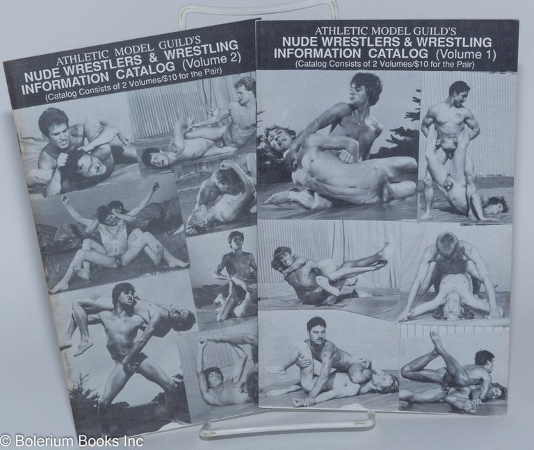 Cat.No: 141161 Athletic Model Guild's Nude Wrestlers & Wrestling Information Catalog (volume 1 & 2) [two issues]. Bob Mizer.