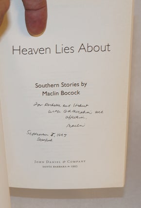 Heaven lies about; Southern stories
