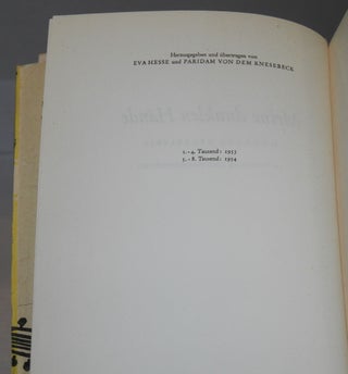 Meine dunklen Hände; moderne Negerlyrik, in original und nachdichtung