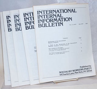 Cat.No: 142319 International internal information bulletin, no. 1 in 1977, July, to no....