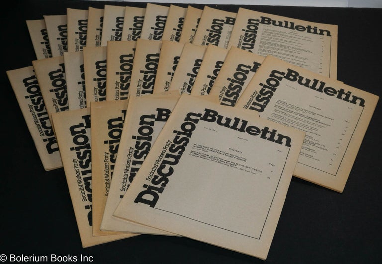 Cat.No: 142321 Discussion bulletin, vol. 36, no. 1, April, 1979 to no. 27, July, 1979. Socialist Workers Party.