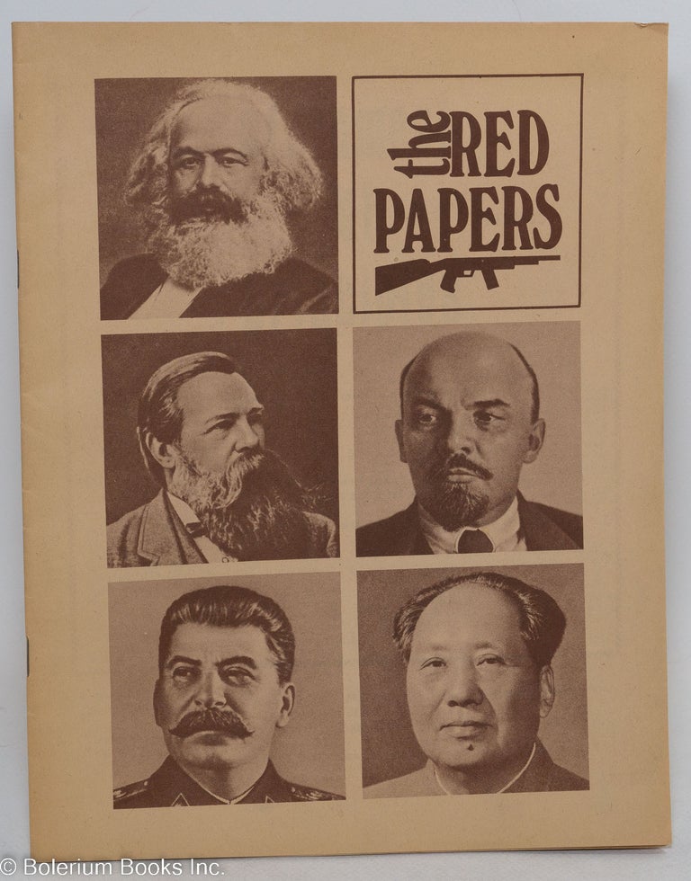Cat.No: 142765 The Red Papers. Bay Area Revolutionary Union.