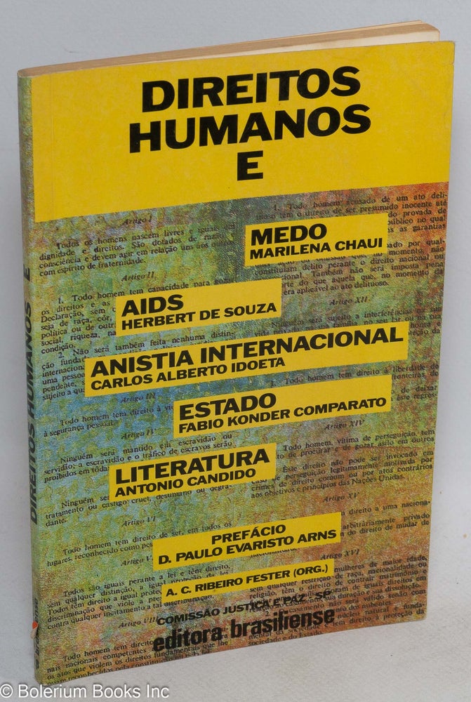Cat.No: 143189 Direitos humanos e . . Antonio Candido, et. al.