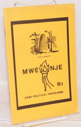 Cat.No: 143256 Political programme: Zimbabwe African National Union (ZANU). ZANU