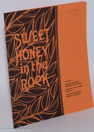 Cat.No: 145446 Sweet Honey in the Rock; presented by San Francisco Women's Centers,...