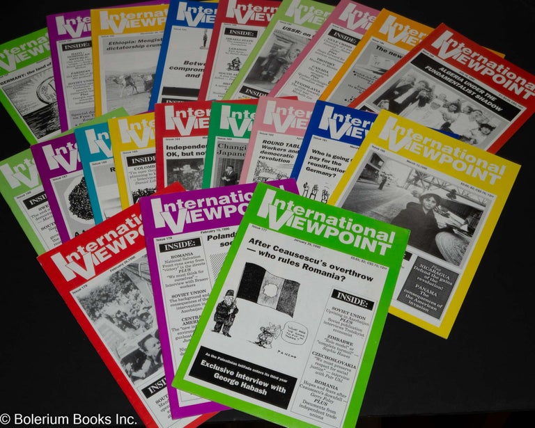 Cat.No: 146120 International viewpoint. [all 21 issues for 1990]. United Secretariat Fourth International.