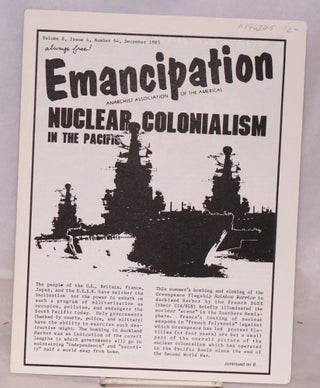 Cat.No: 146245 Emancipation: Vol.8, No.4, (No. 64), Dec 1985