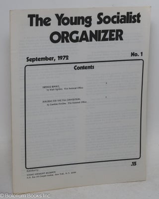 Cat.No: 146444 The Young Socialist Organizer. No. 1, September 1972. Young Socialist...