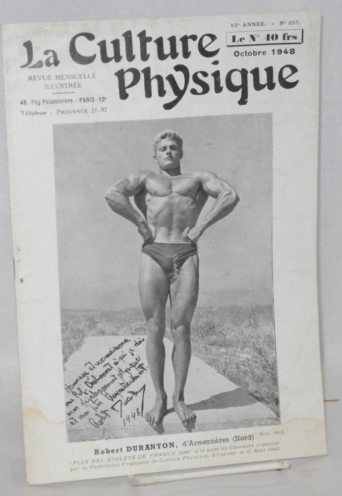 Cat.No: 146535 La Culture Physique: revue mensuelle illustrée no. 657 Octobre 1948. Émile Vaultier.