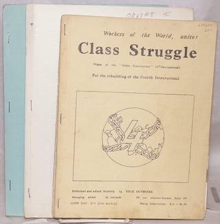 Cat.No: 146905 Class Struggle: New series: no. 2 (March 1967). Union Communiste